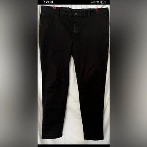 Mango Men's Black Chinos cotton and elastine 38x32